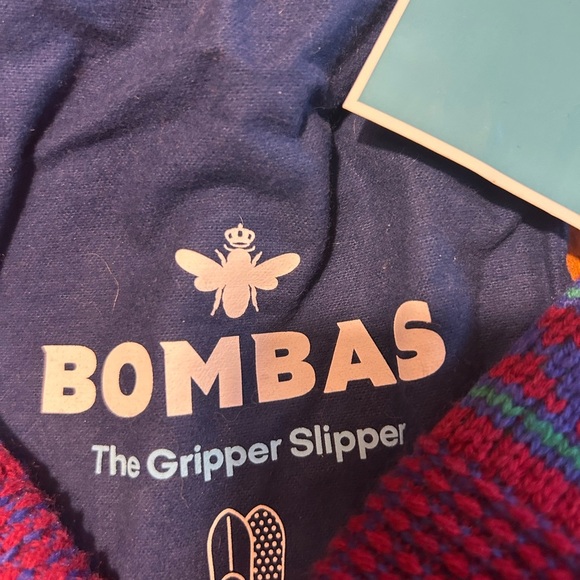 Bombas Fair Isle Gripper Slippers Sz Med NWT!! - Picture 3 of 9